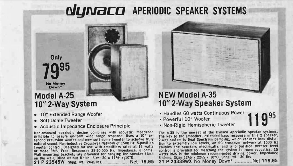 Dynaco A25 Loudspeakers