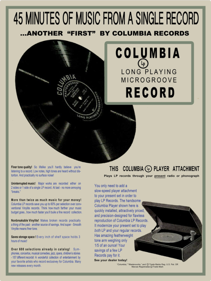 Long Playing (LP) Record