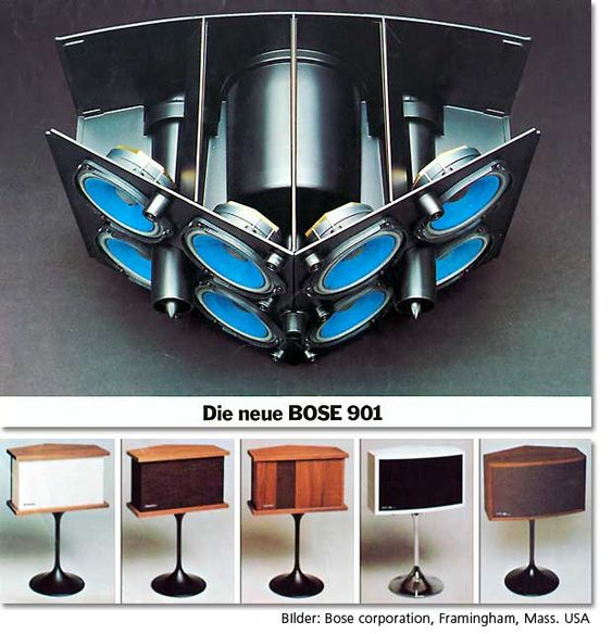 Bose 901 German language ad