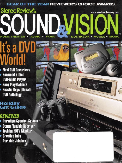 December 2000 issue of Sound & Vision