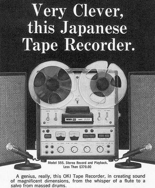 OKI 555 open reel recorder