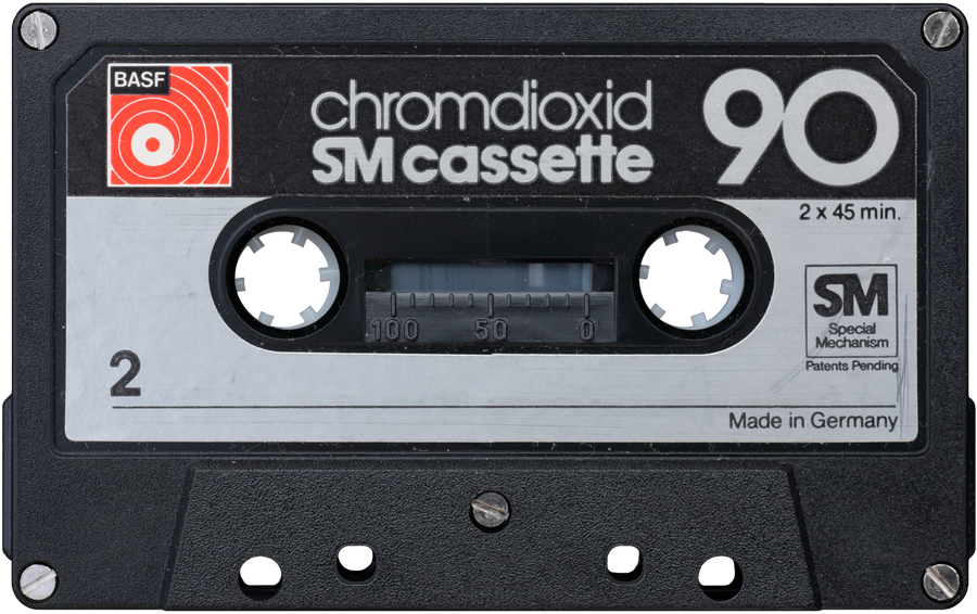 A "Chromium Dioxide" cassette tape from BASF