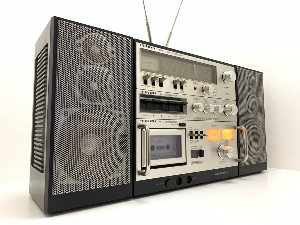 telefunken hi-fi studio 1 boombox