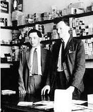 John Bowers and Roy Wilkins in their shop