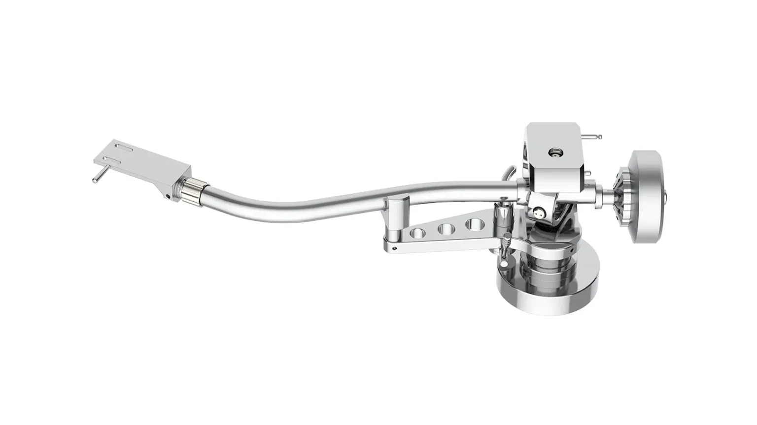 The EVO AS Tonearm employs a curved "S-shaped" shaft