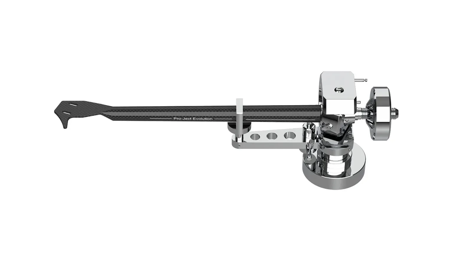 An EVO CA Premium tonearm in HG finish