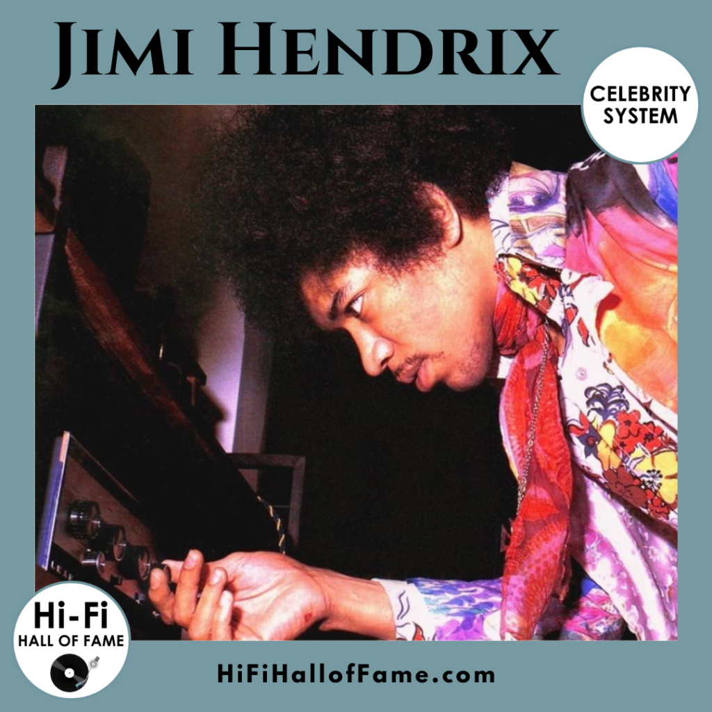 Jimi Hendrix home hi-fi system