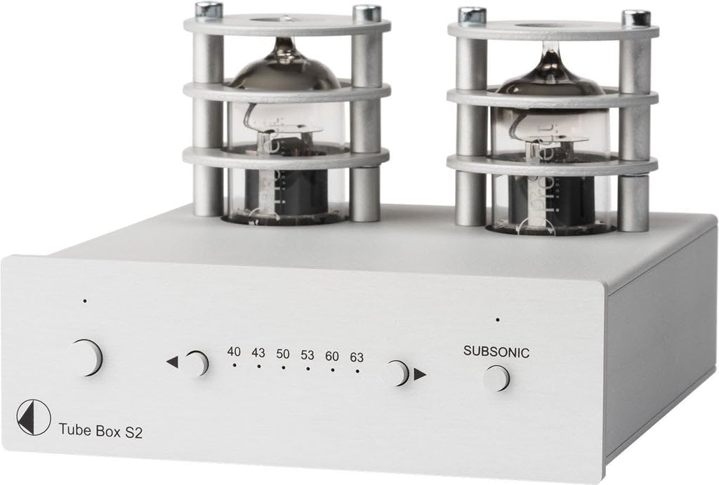 Tube Box S2 Preamplifier employs vacuum tubes and shields them in metal cages