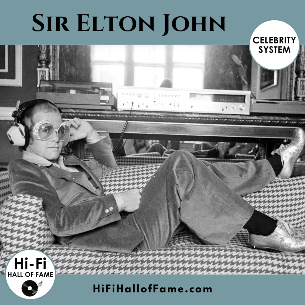 Sir Elton John home Hi-Fi system