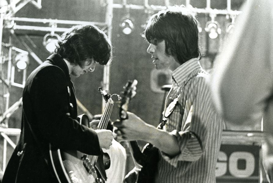 Jimmy Page and Jeff Beck of the Yardbirds