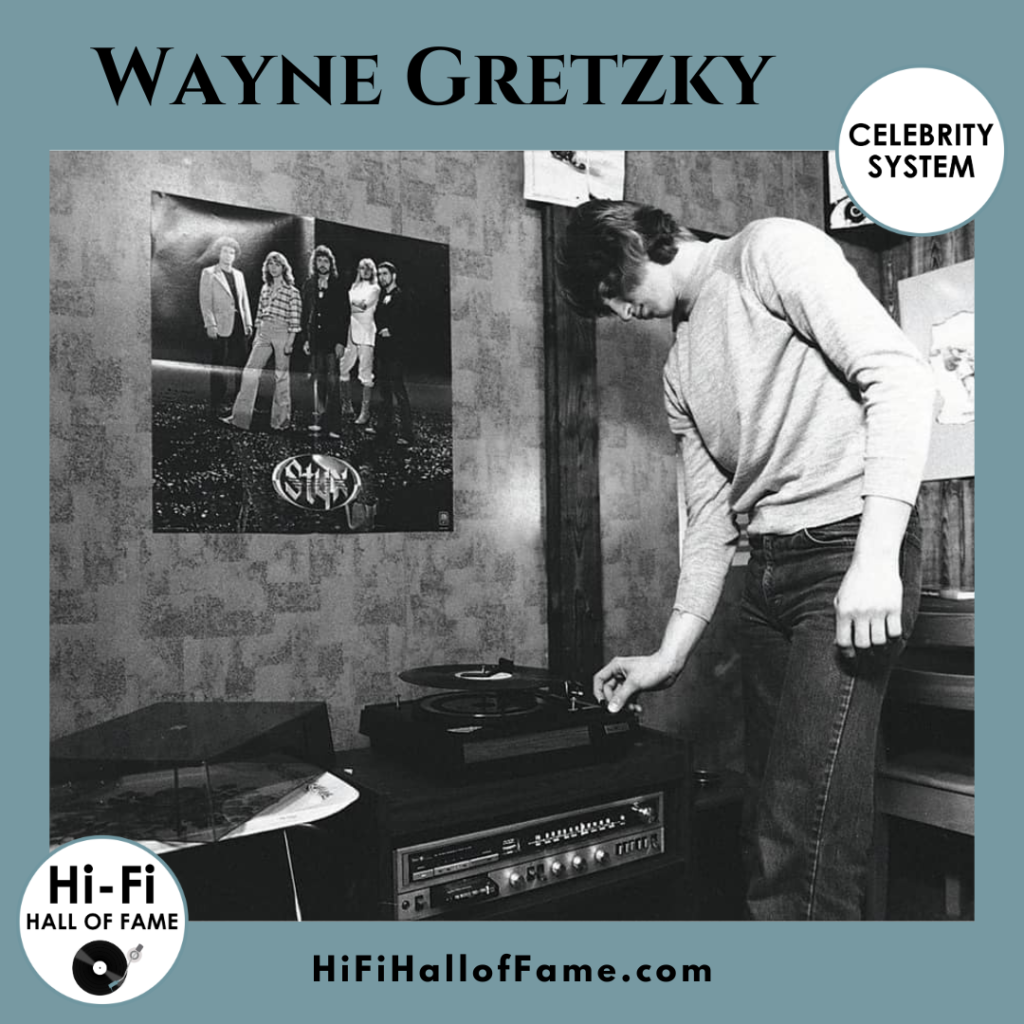 Wayne Gretzky home Hi-Fi system