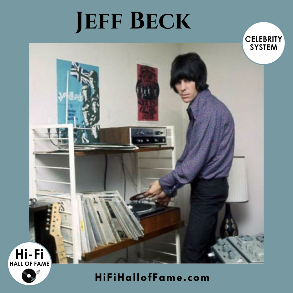 Jeff Beck home Hi-Fi system