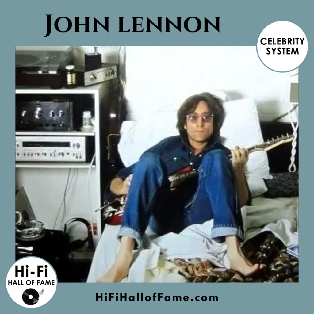 John Lennon home hi-fi systems