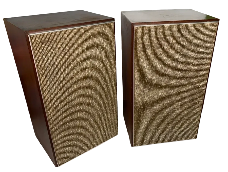 A pair of 1960s Leak "Sandwich" loudspeakers