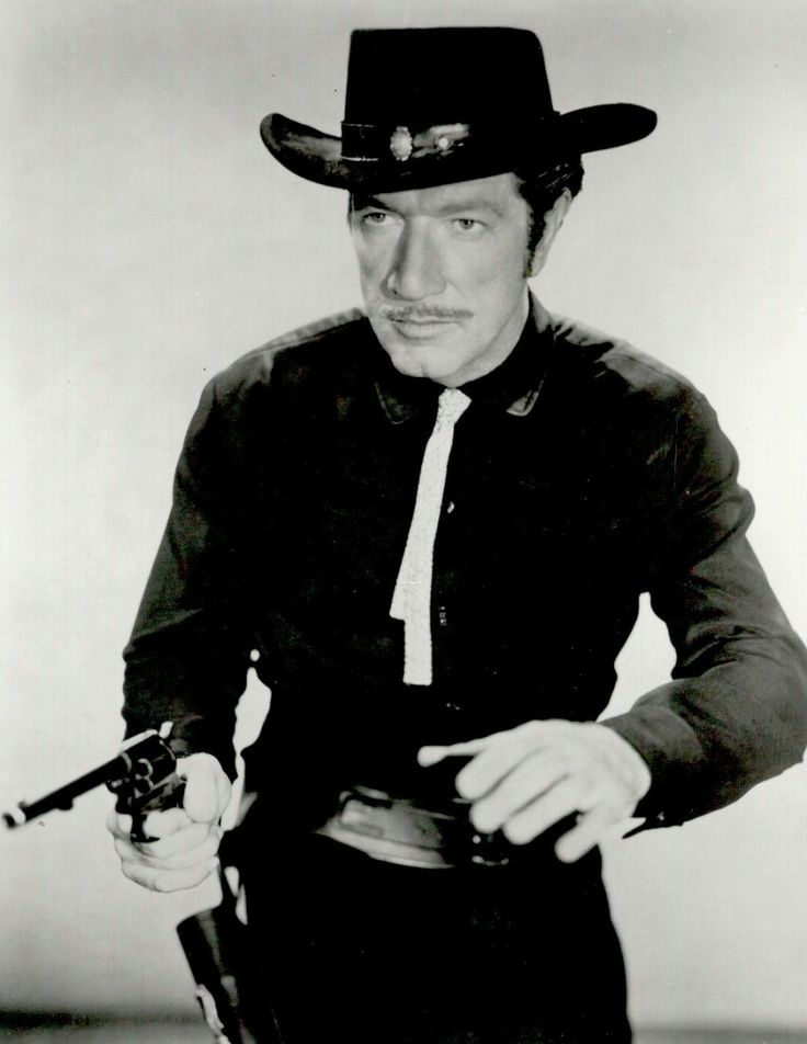 Richard Boone in character as "Paladin" in the television show "Have Gun - Will Travel"