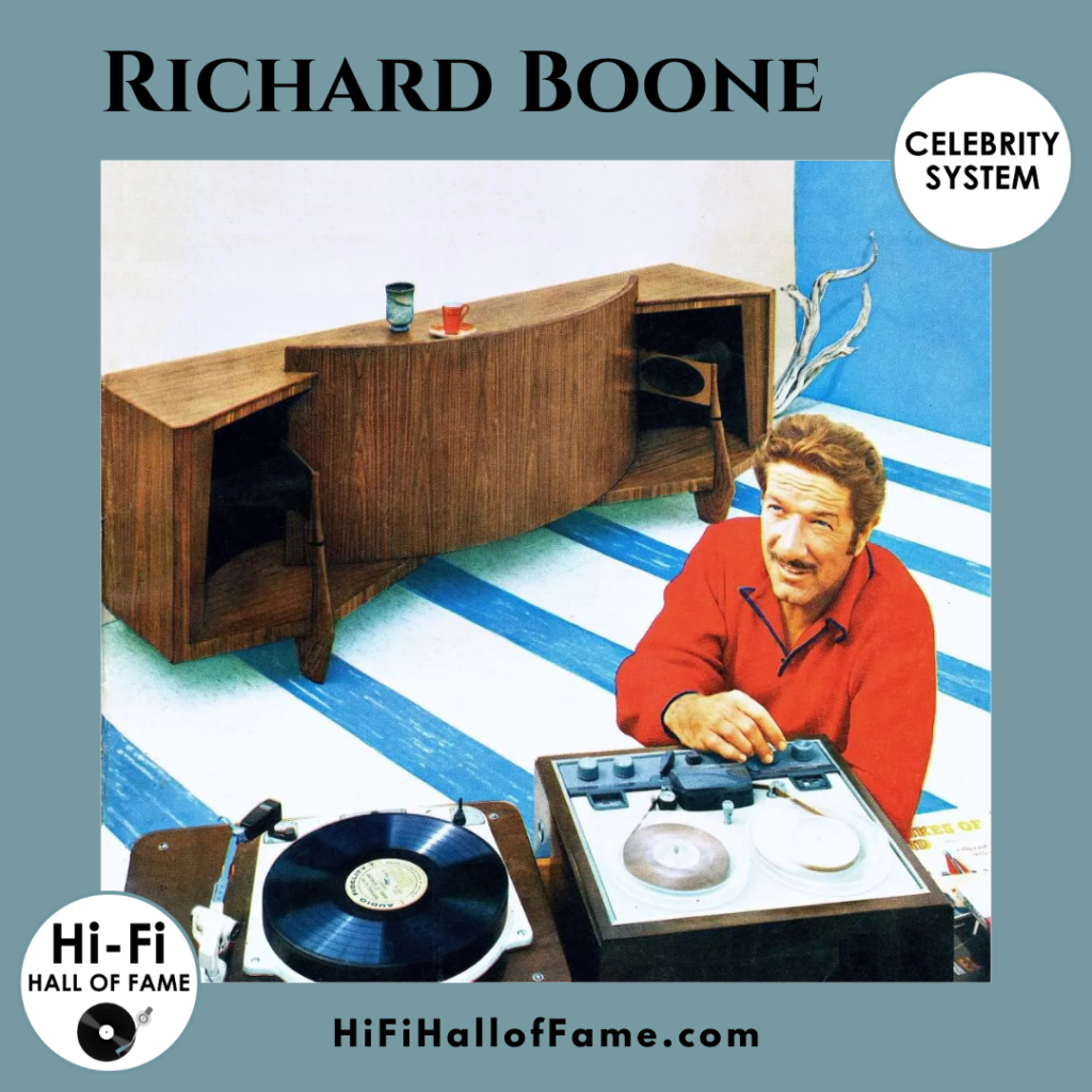 Richard Boone's home hi-fi system