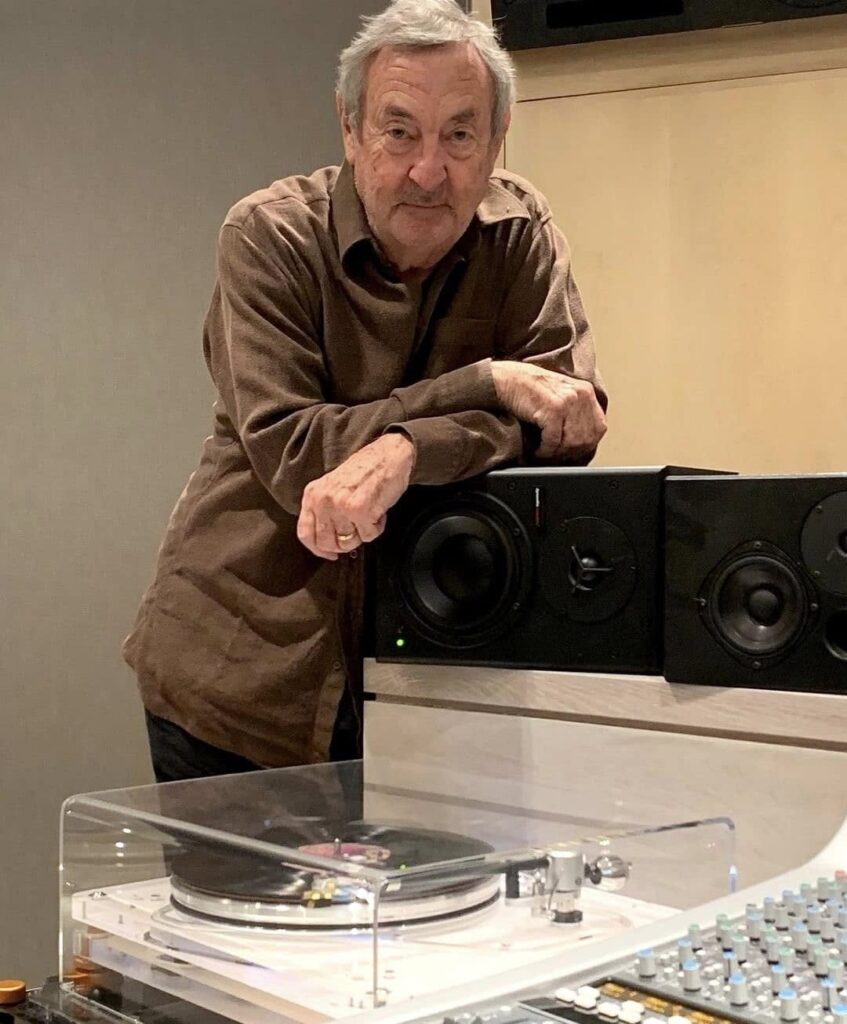 Nick Mason in his studio