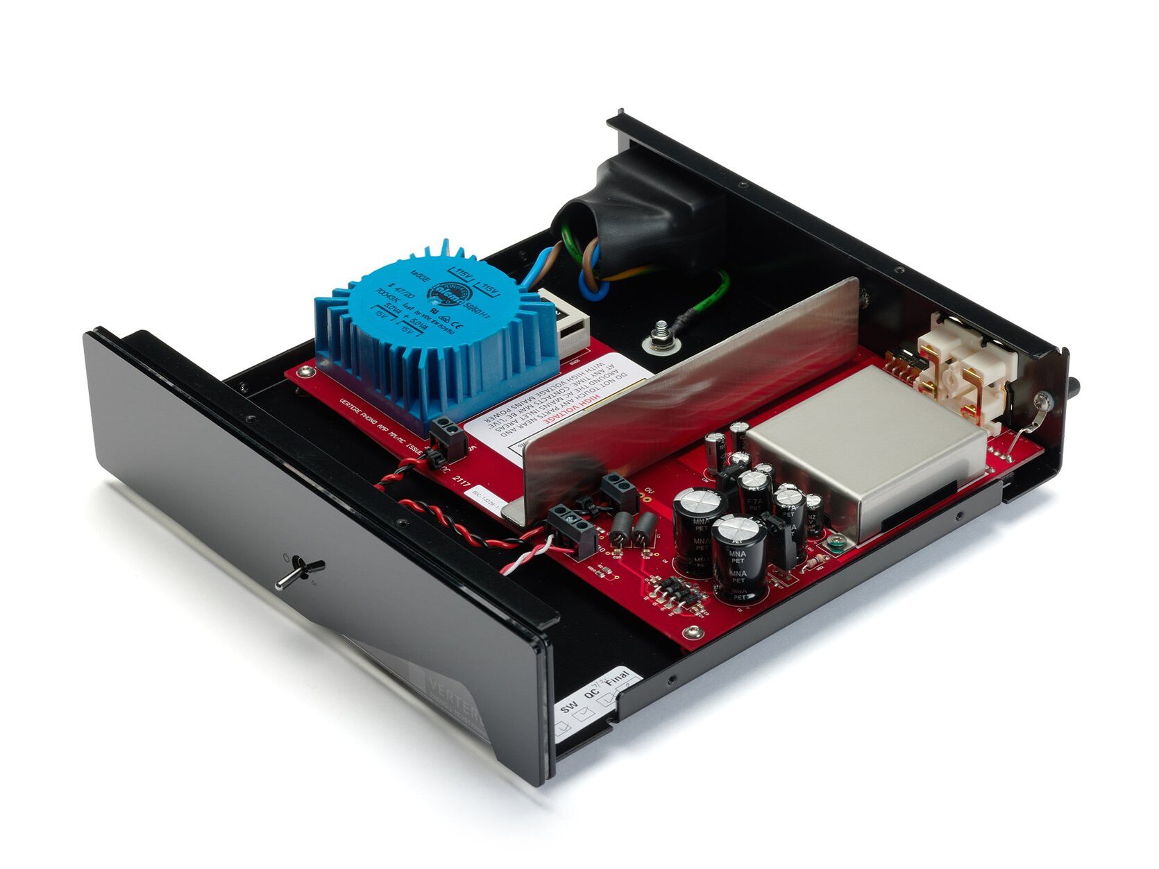 inside a vertere phono-1 preamplifier