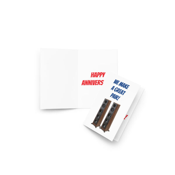 "We Make a Great Pair" Anniversary card - Image 4