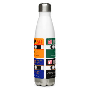 BASF Cassette stainless steel water bottle