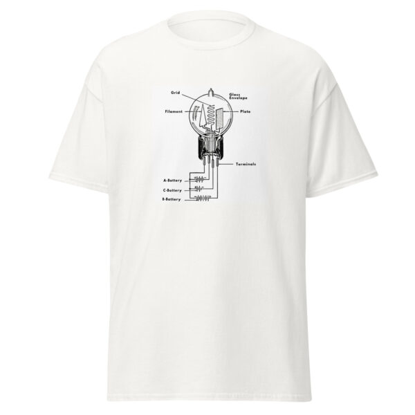 Lee DeForest audion triode t-shirt