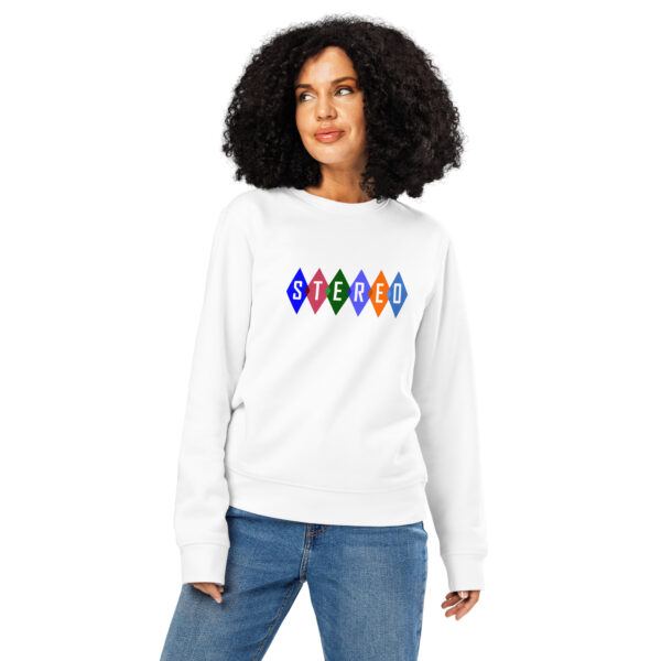 Vintage-style "Diamonds" Stereo Unisex sweatshirt - Image 6
