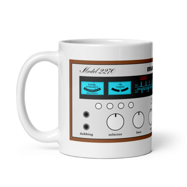 Marantz 2270 Receiver white glossy mug - Image 4