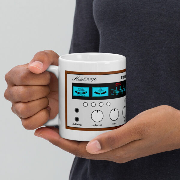 Marantz 2270 Receiver white glossy mug - Image 5