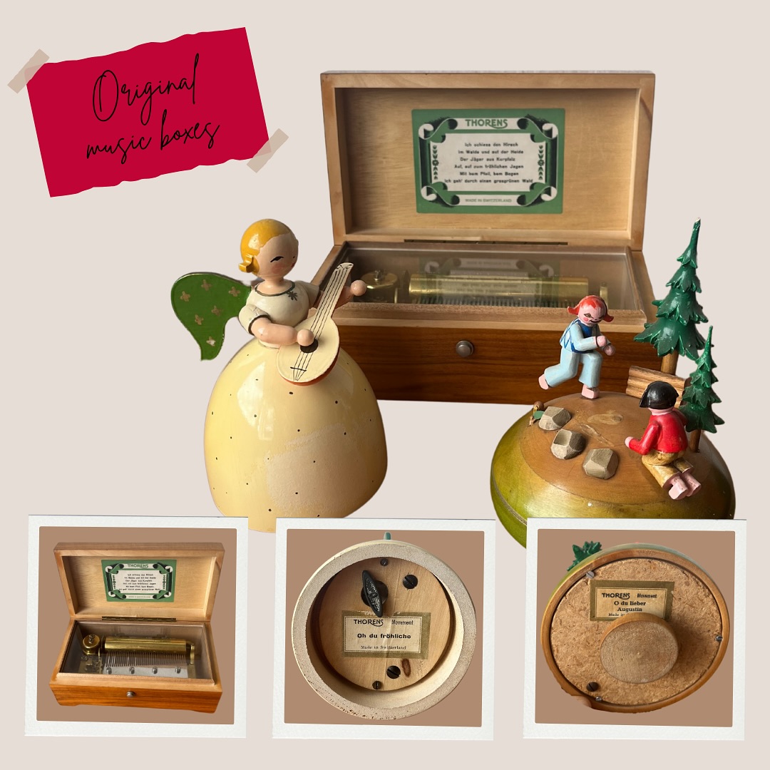 A well preserved vintage Thorens Music Box