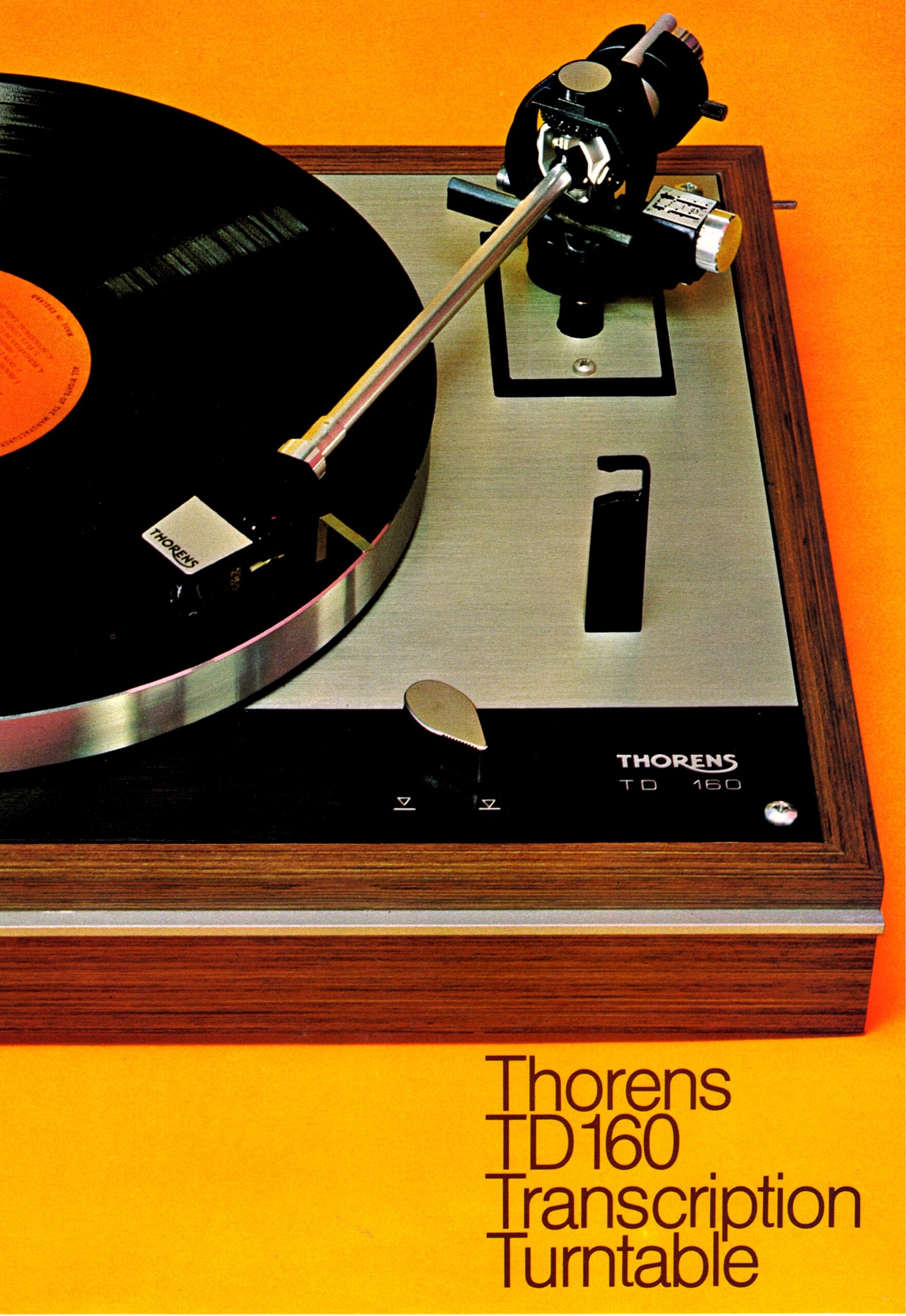 Brochure for Thorens TD 160 Turntable