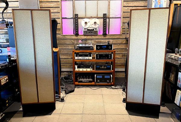 A pair of KLH 9 speakers in a high end Hi-Fi system
