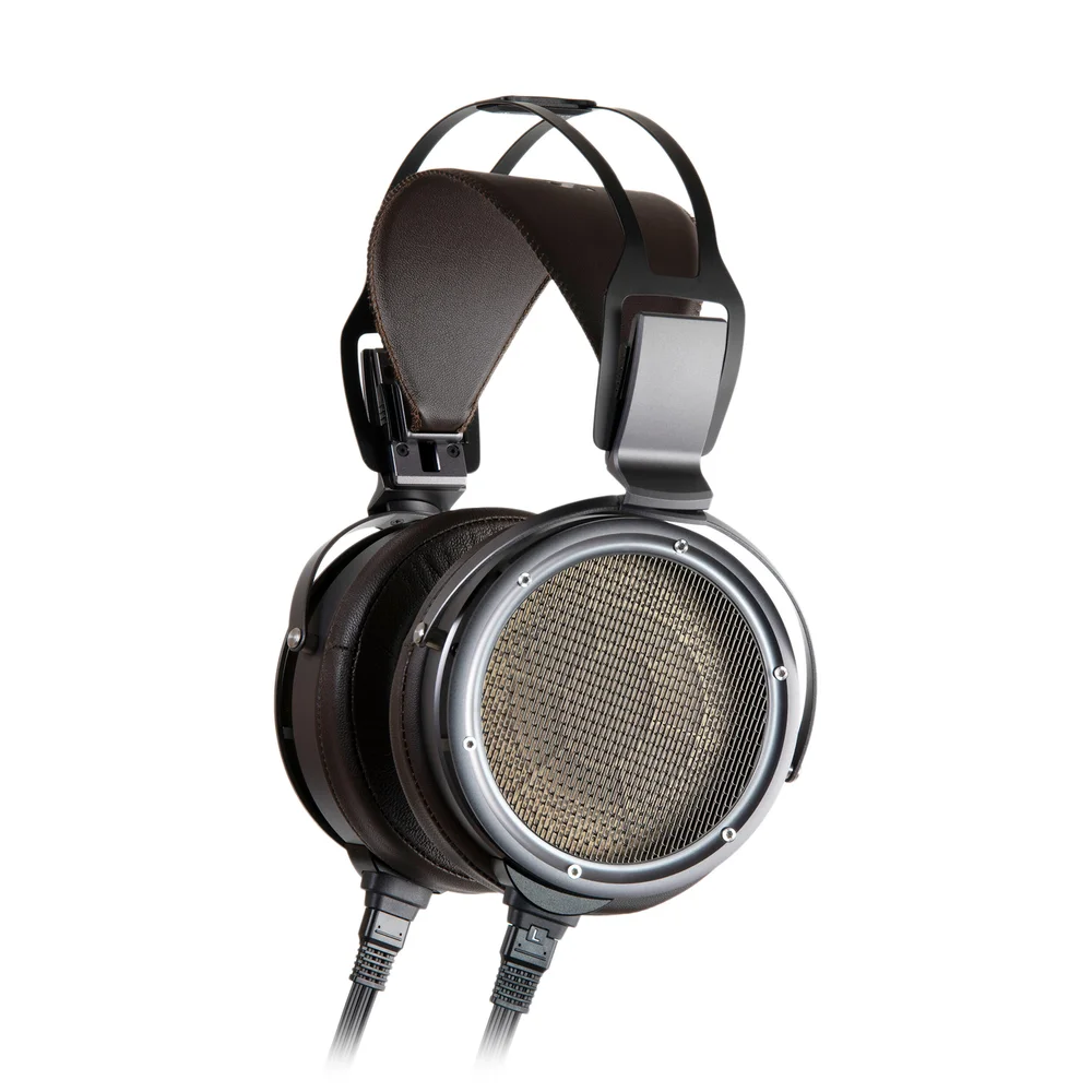 A pair of modern STAX SR-X9000 electrostatics