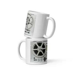 Pioneer RT-707 Open Reel Recorder - White glossy mug