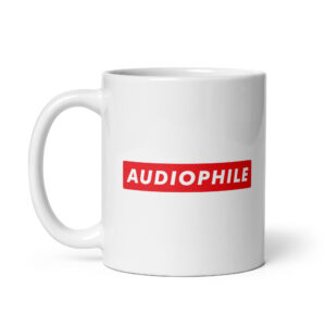 Audiophile - White glossy mug