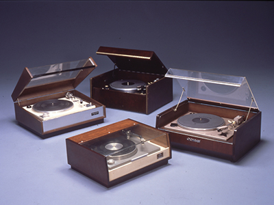 Pioneer's line up of turntables from the early 1960s