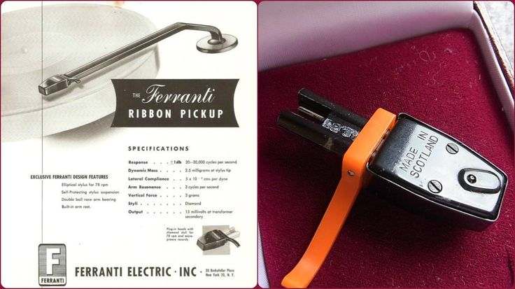 The Ferranti Electric "Ribbon Pickup" phono cartridge was David Williamson's final gift to the Hi-Fi community