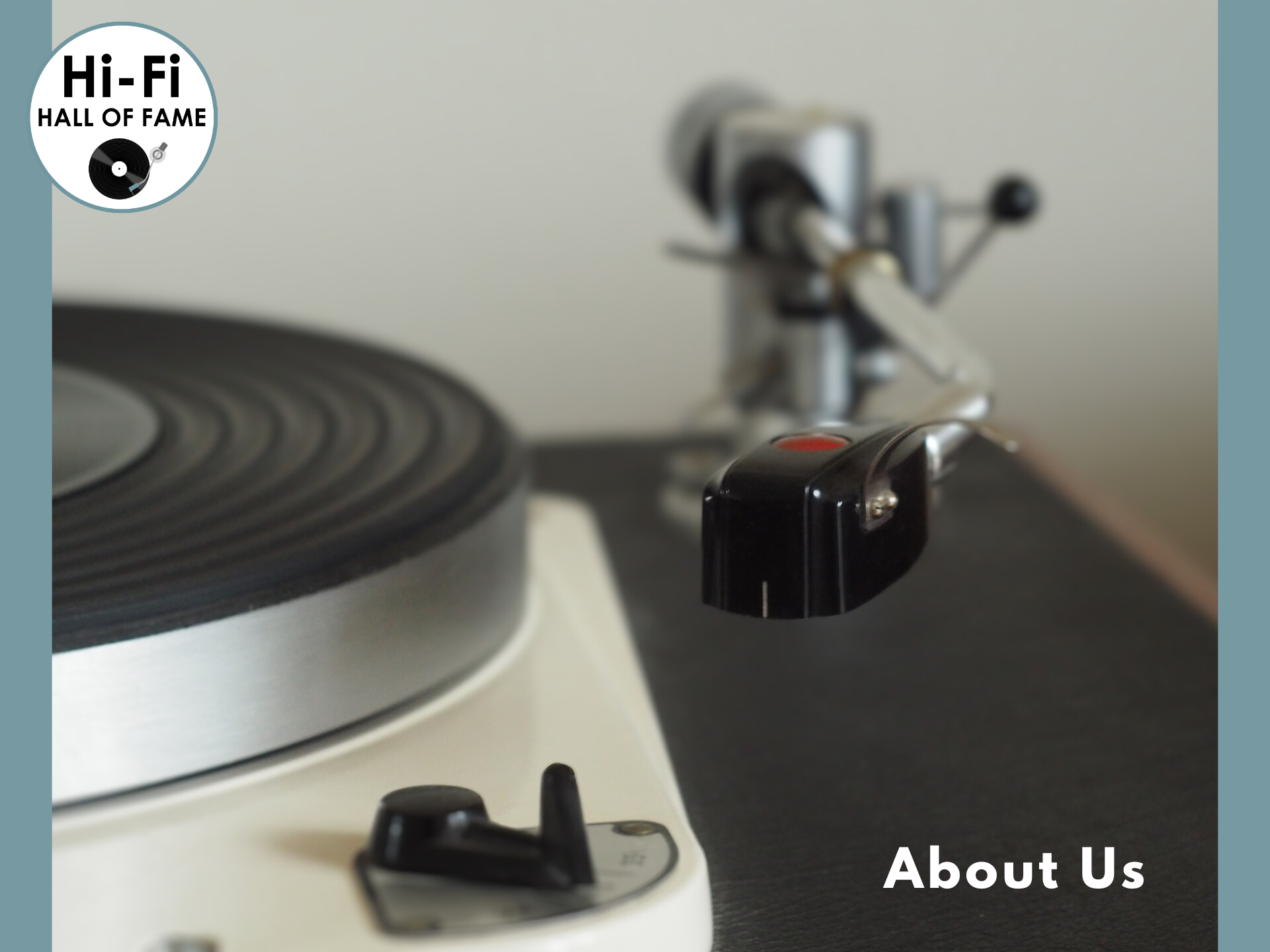 Hi-Fi Hall of Fame "About Us" page
