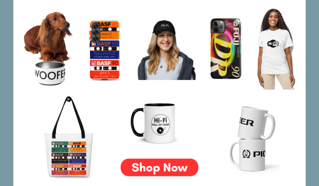 Hi-Fi Hall of Fame merchandise shop