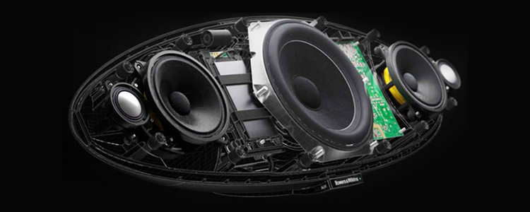 An internal view of the Zeppelin Wireless showing the new drivers