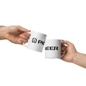 Pioneer 1969 Logo - White glossy mug