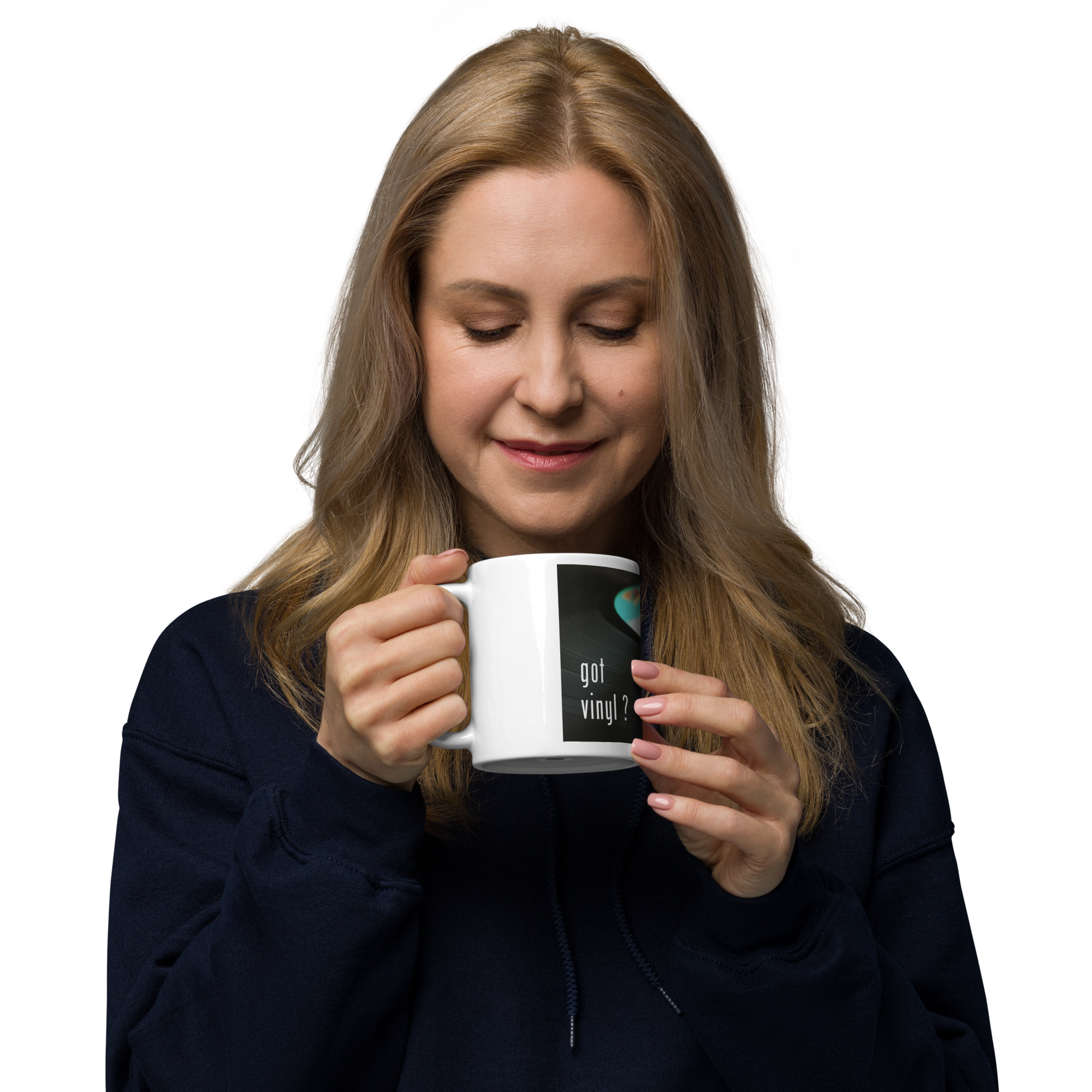 "Got Vinyl?" white glossy mug - Image 6