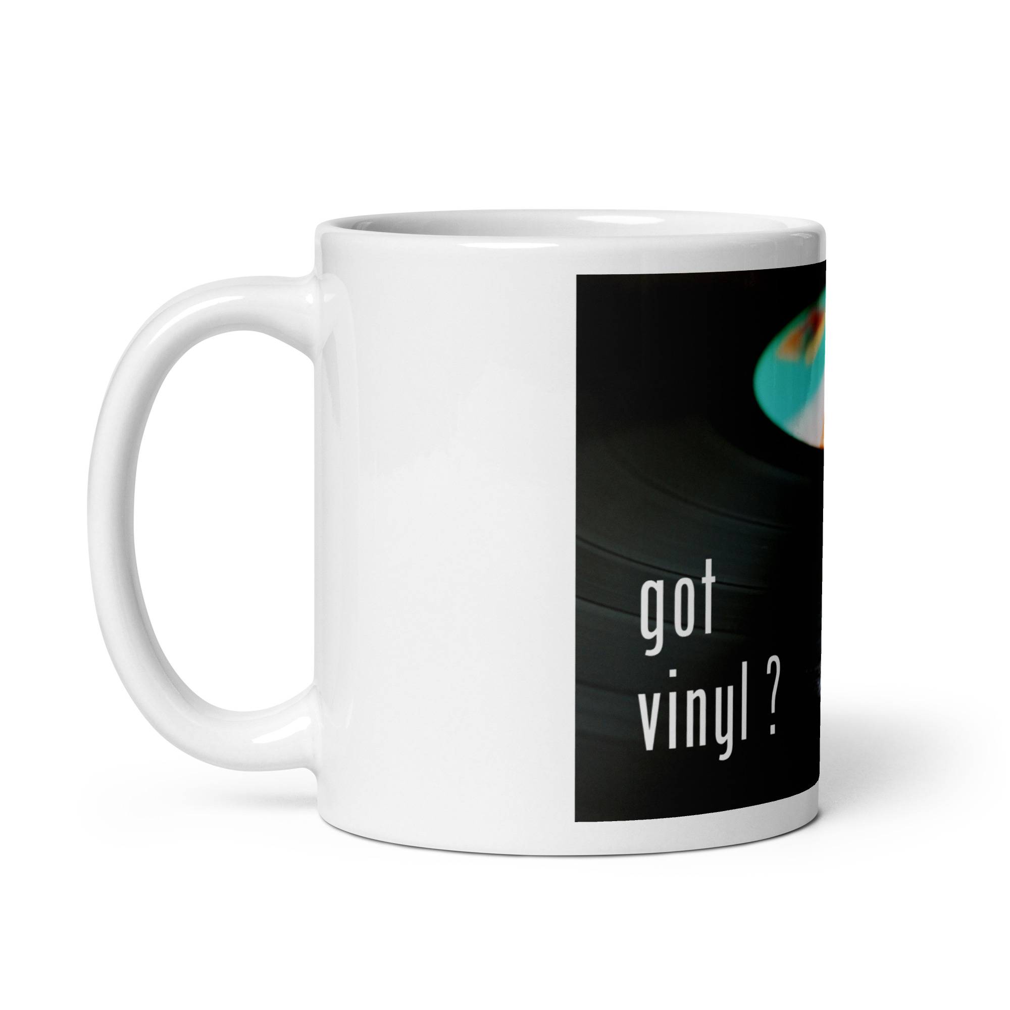 "Got Vinyl?" white glossy mug - Image 5