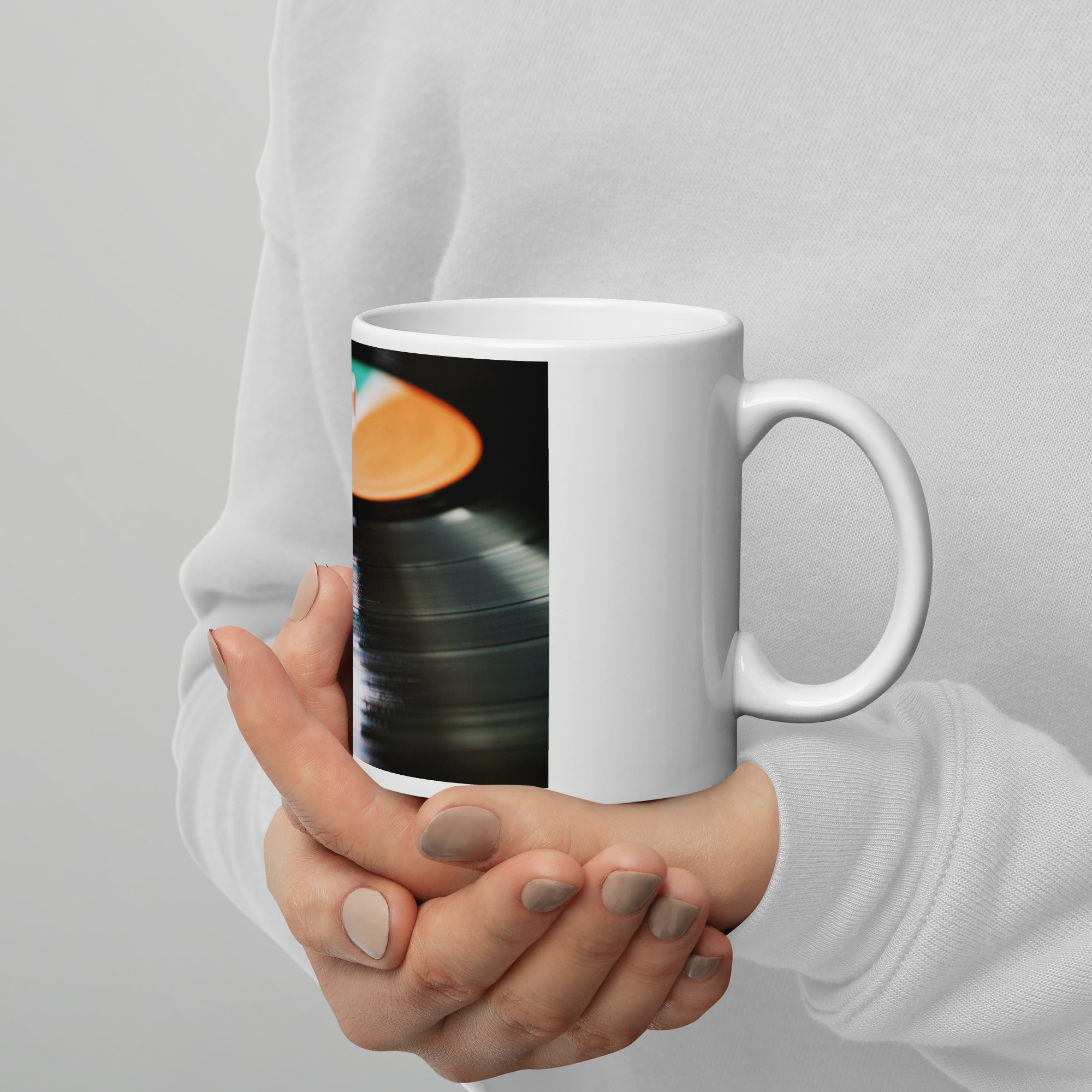 "Got Vinyl?" white glossy mug - Image 8