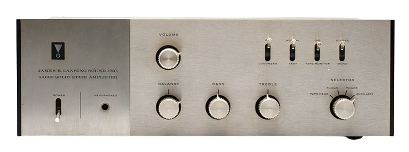 The beautiful JBL SA-600 was designed using Bart Locanthi's "T-Circuit"