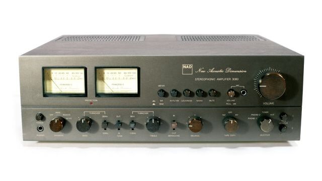 NAD's first product, the NAD 3080 integrated amplifier