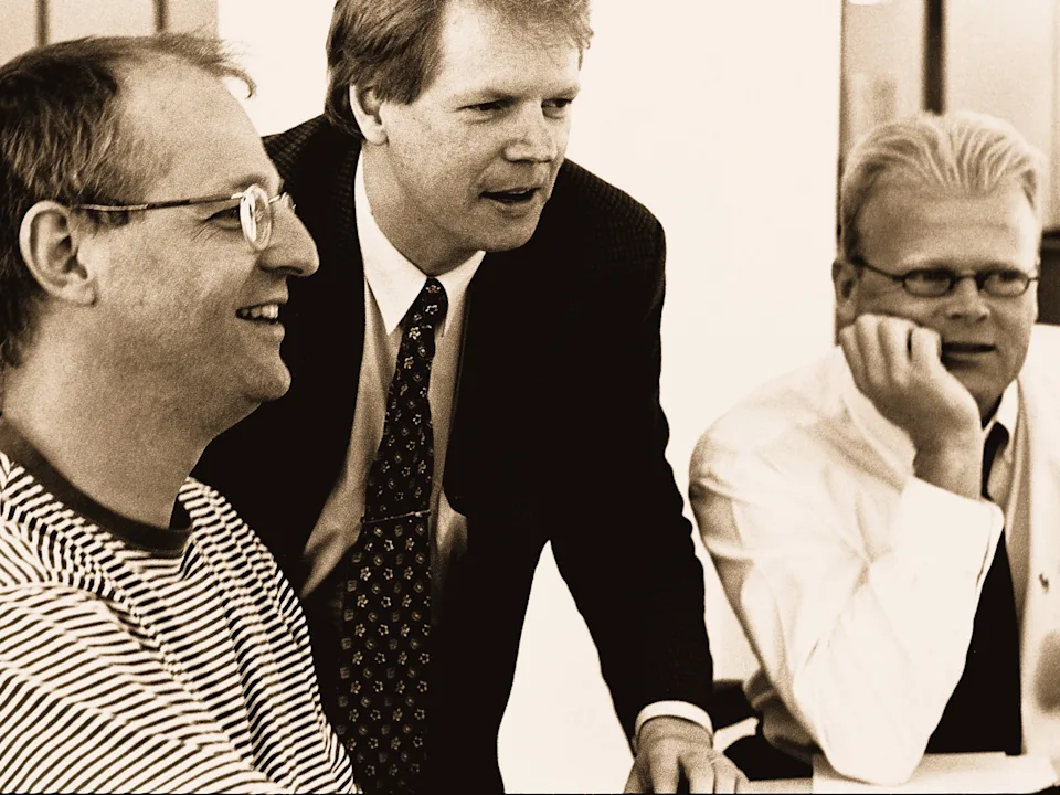 Tidal founders Jörgen Adolfsson, Christer Månsson, and Klas Hallqvist