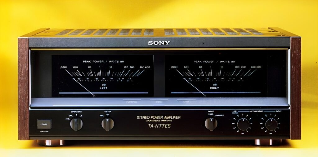 Sony TA-N77ES was a stereo power amplifier aimed at the audiophile consumer