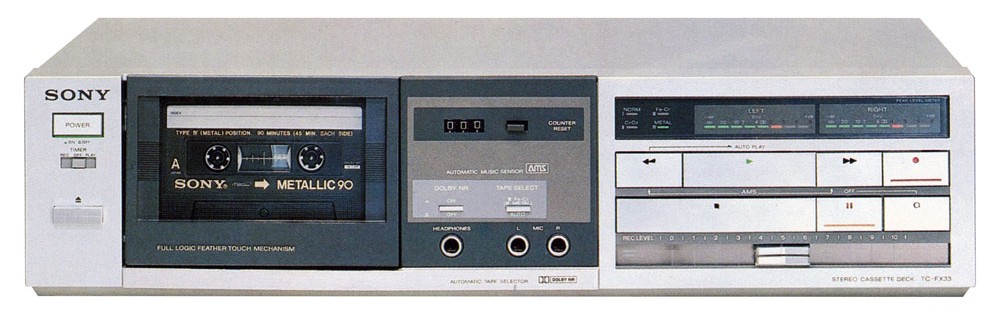 Sony TC-FX33, a midrange cassette deck